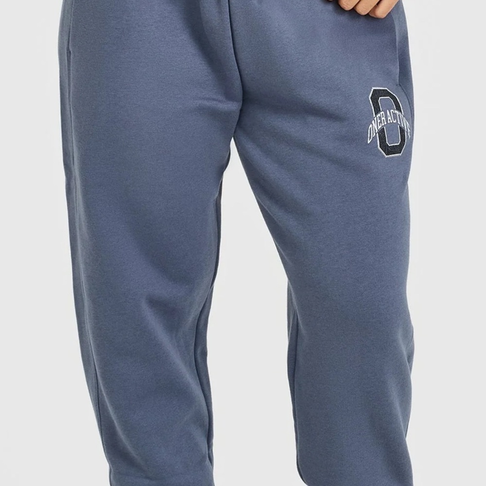 Oner Active Blue Joggers with Elastic Cuffs and Drawstring Waistband